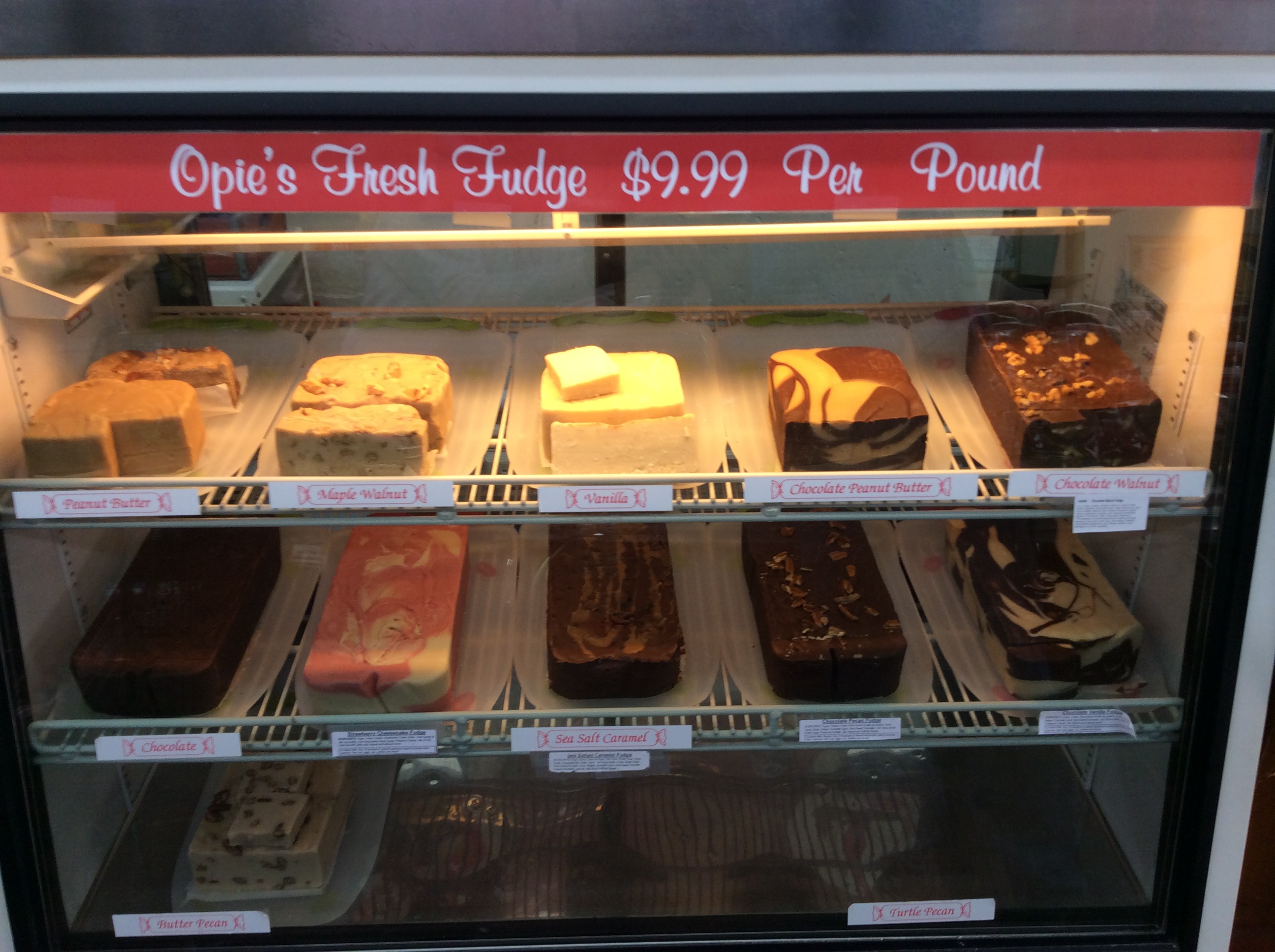 Homemade Fudge Mount Airy NC Soda Pop